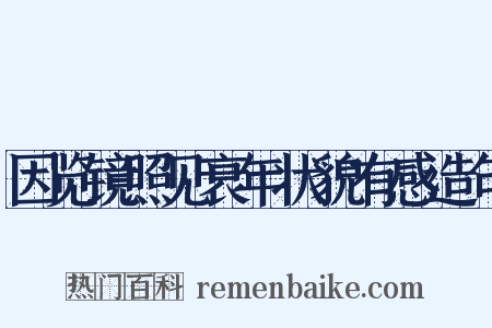 因览镜照见衰年状貌有感造句是什么意思的图片